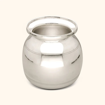 Enchanting Lustrous Silver Kalash - Silver Utensils, Articles & Gift Items